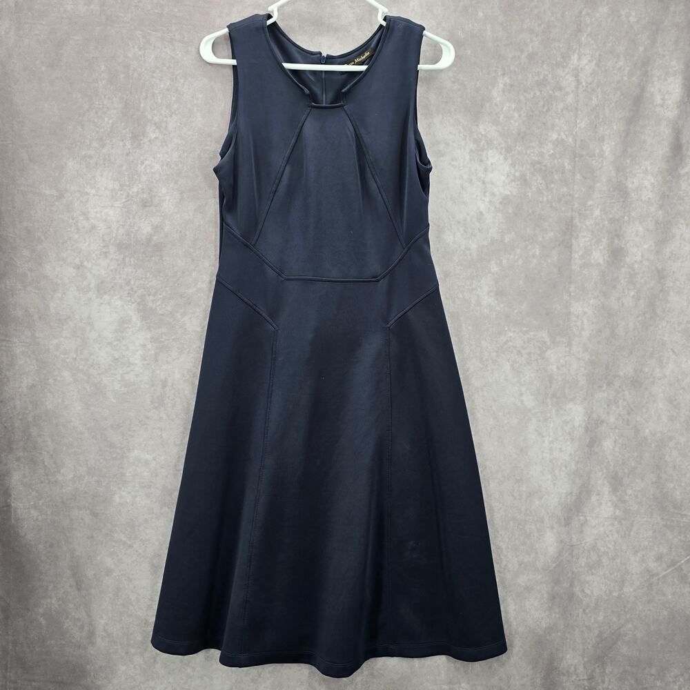 Ryan Michelle Blue Sleeveless‎ Fit Flare Formal Cocktail Dress Large